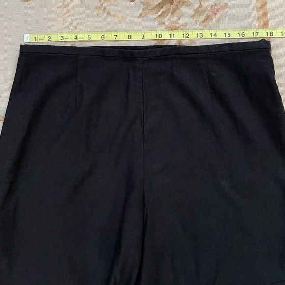 Black linen pants by Norton McNaughton size 18 - Picture 3 of 4